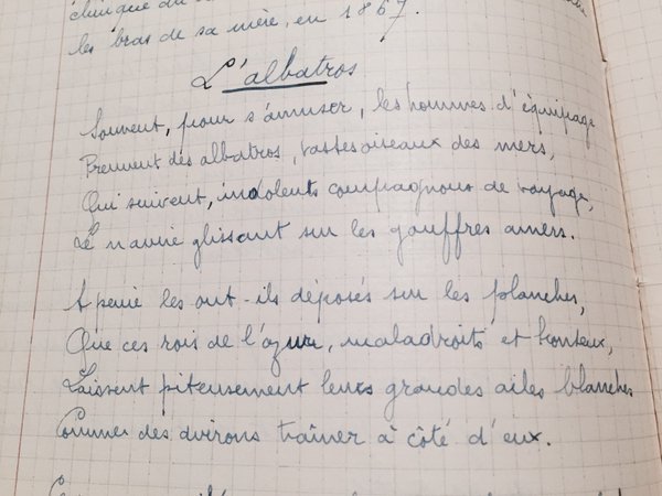 Baudelaire has a prominent place in there. This extract from “L’Albatros” reminds me I have studied it too https://t.co/Ma0vdGksv8